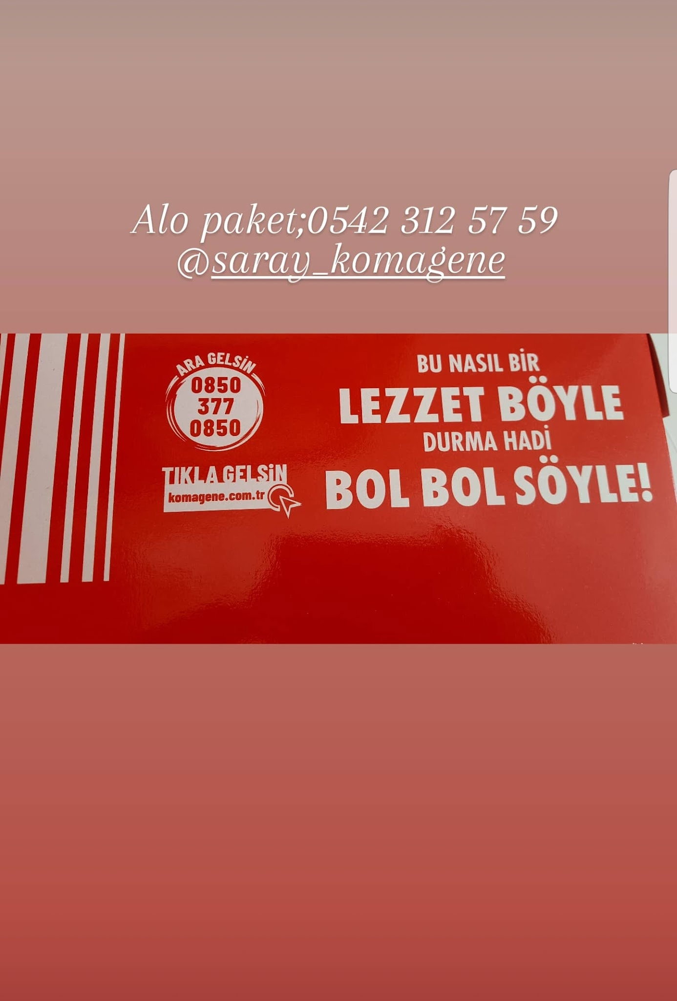 Pursaklar Saray Komagene Etsiz Çiğ Köfte
