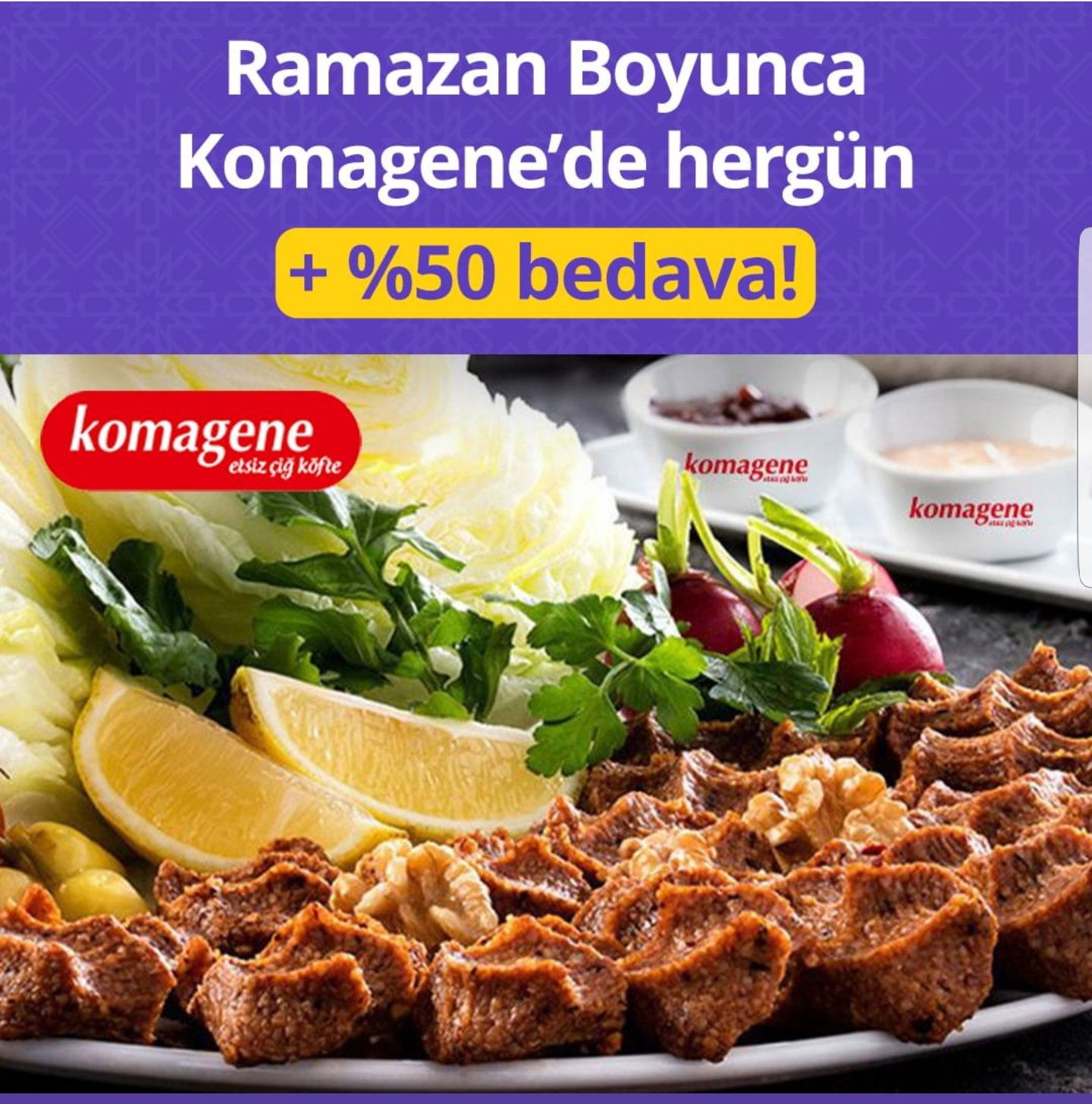 Pursaklar Saray Komagene Etsiz Çiğ Köfte