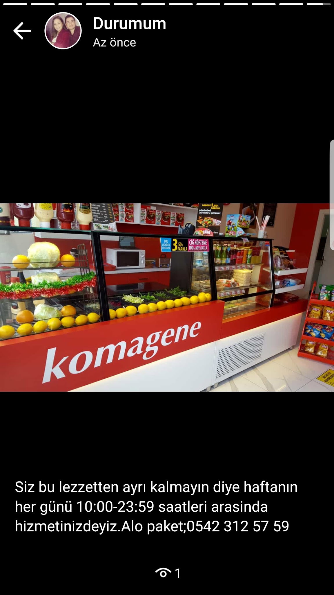 Pursaklar Saray Komagene Etsiz Çiğ Köfte