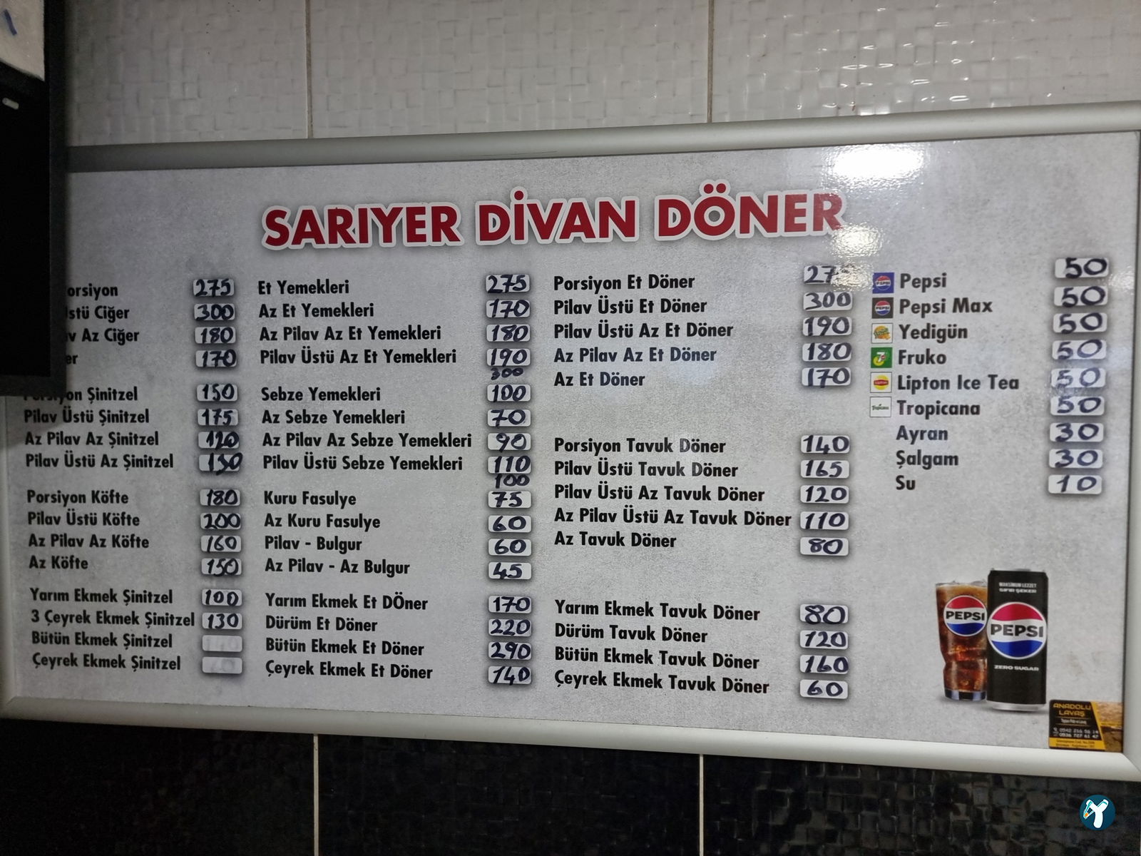 Sarıyer Divan Doner