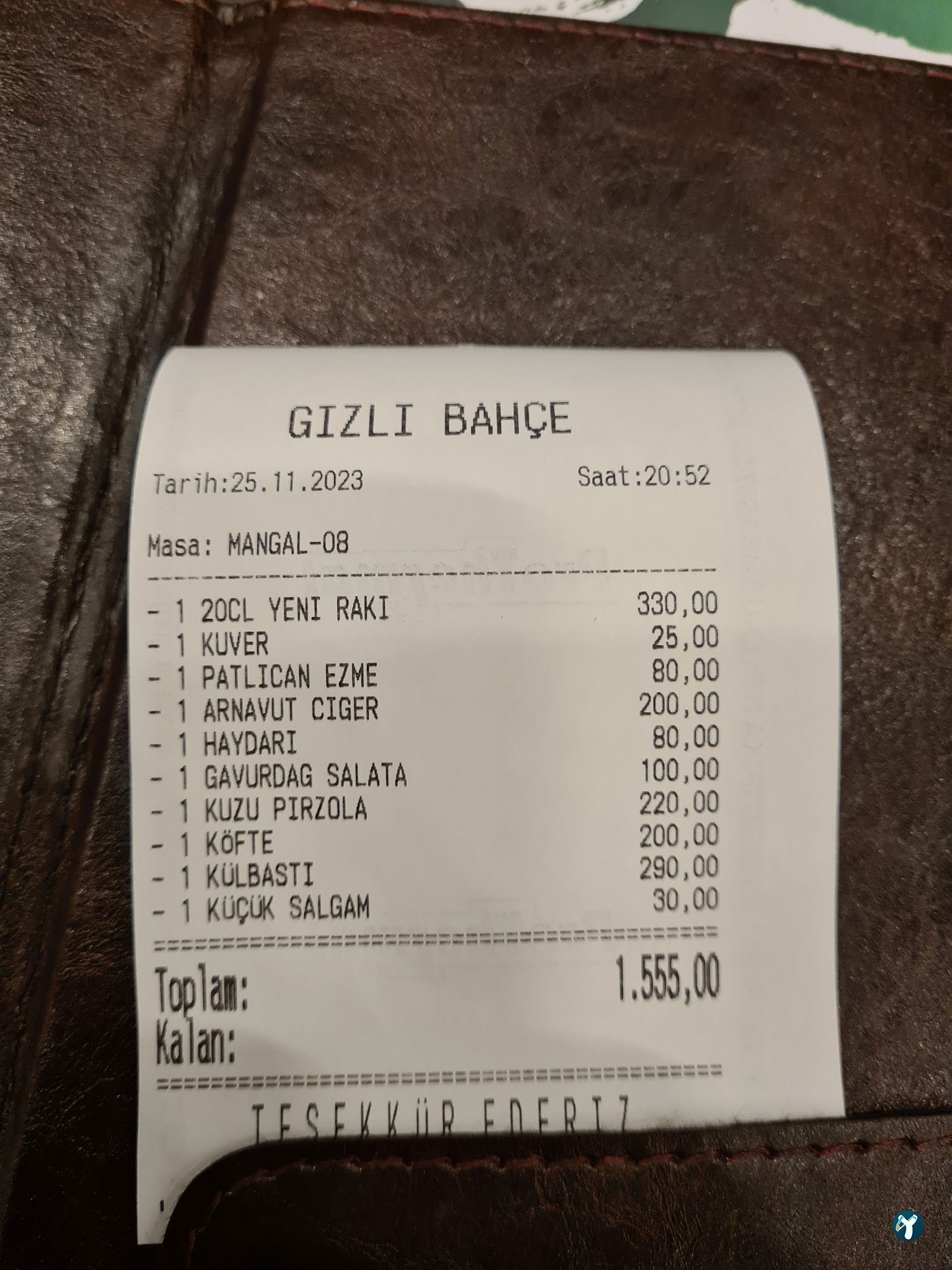 Gizli Bahçe Et Ve Balık Bakırköy