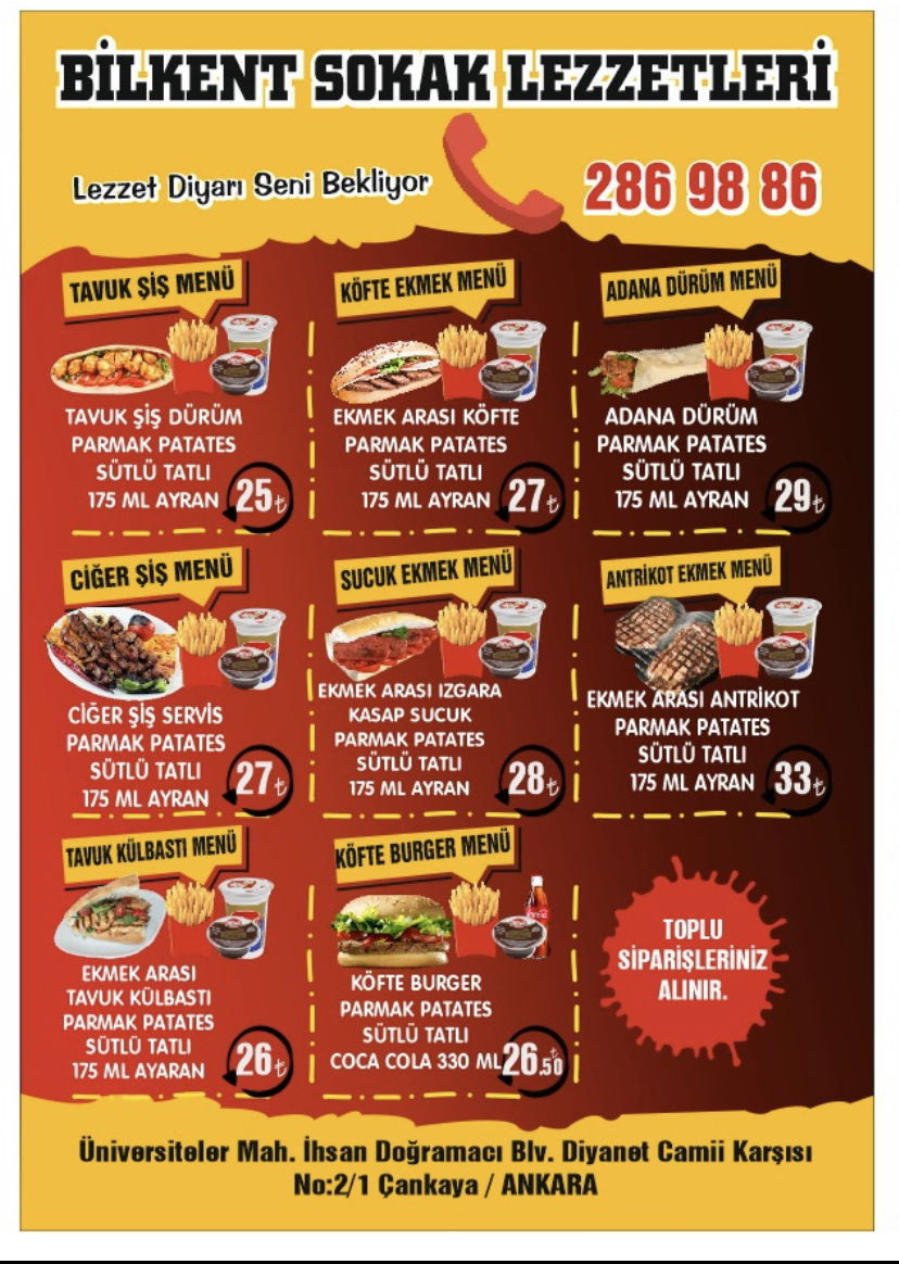 Bilkent Sokak Lezzetleri