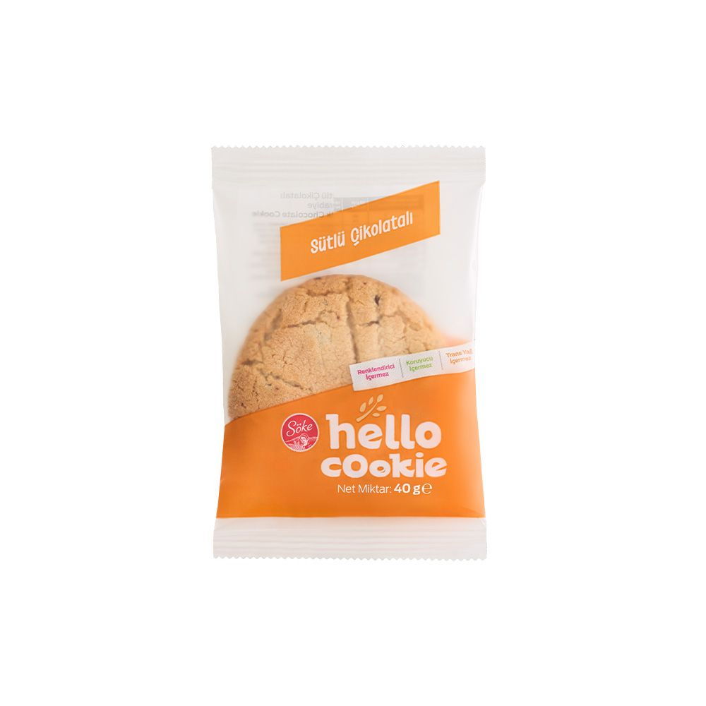 Hello Cookie – Sütlü Çikolatalı (40 gr.)