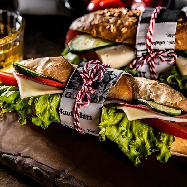 Salamlı Sade Baget Sandviç