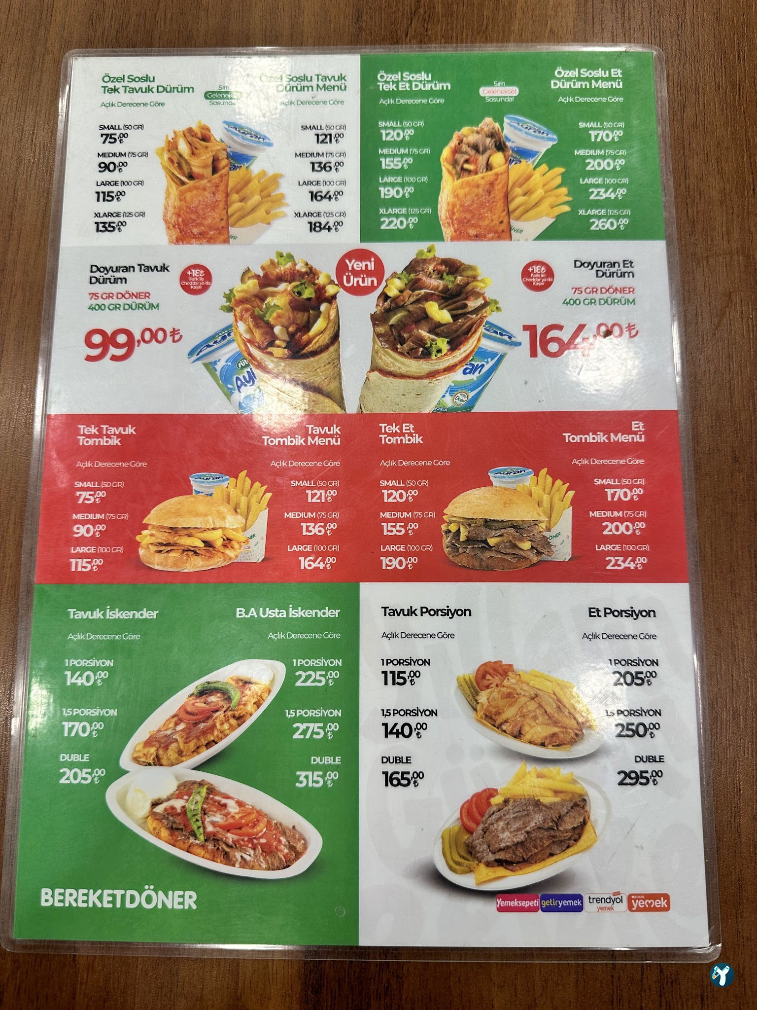 Bereket Döner Üsküdar