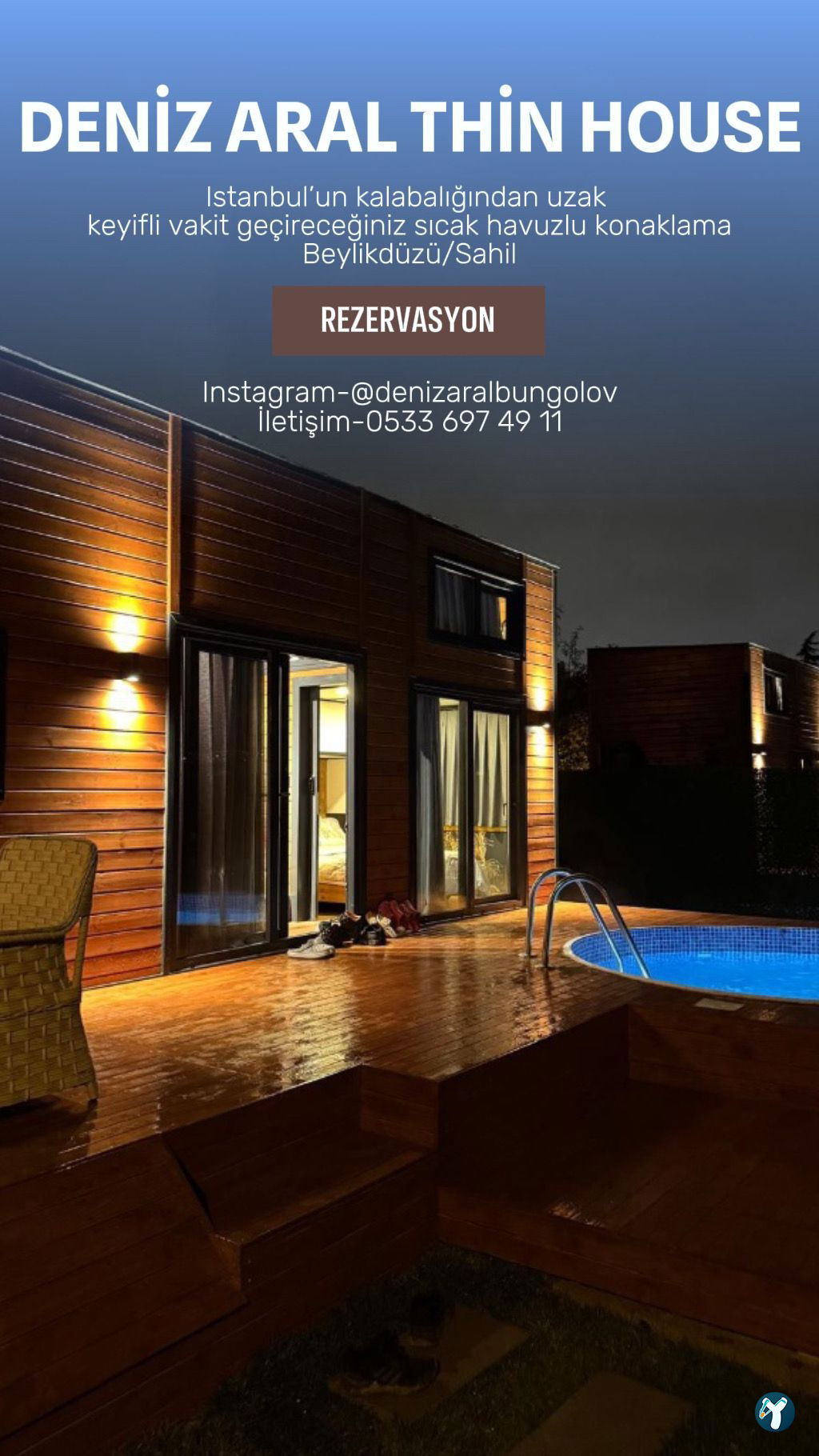 Beyli̇kdüzü Bungalov Deni̇z Aral Ti̇ny House