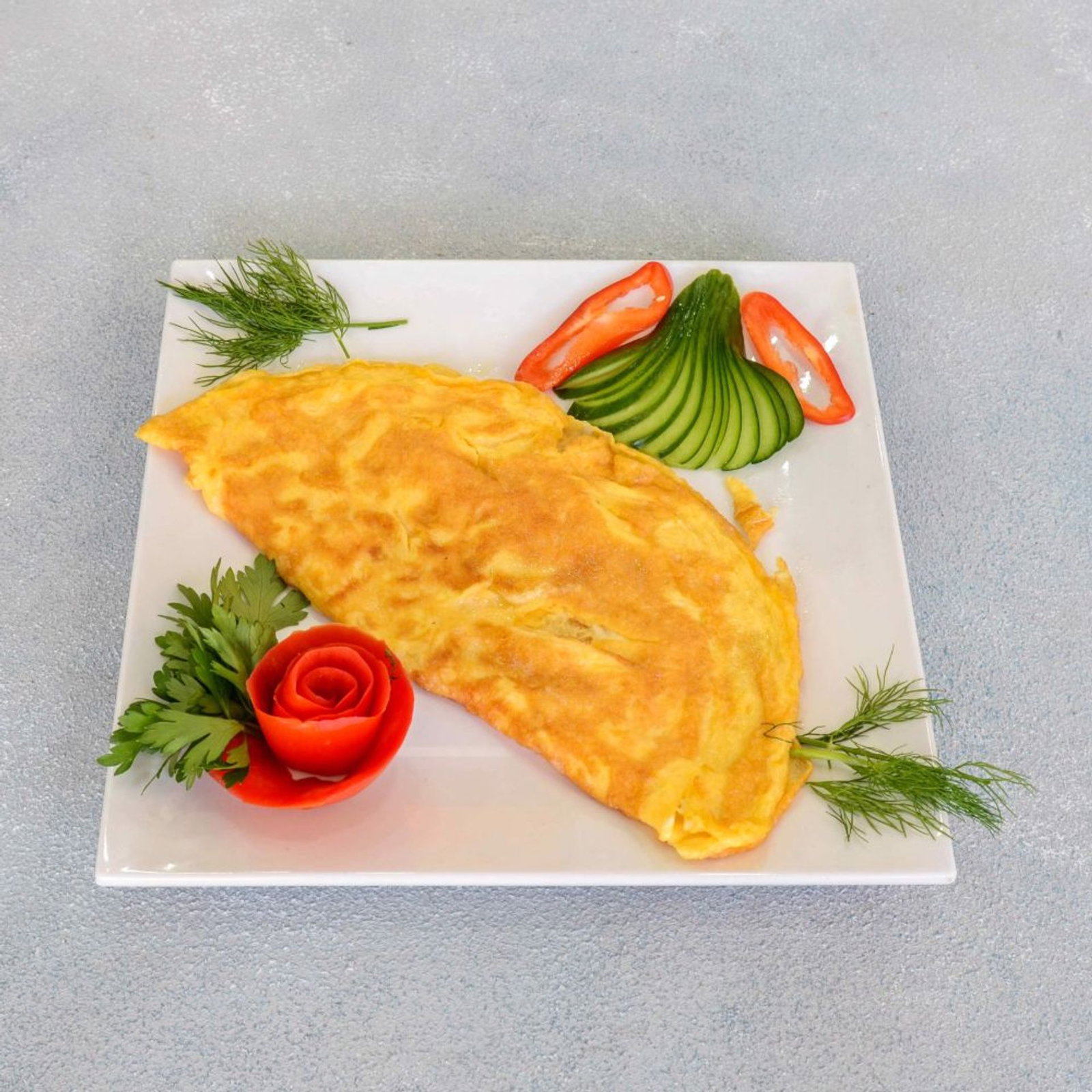 Kıymalı Kaşarlı Omlet