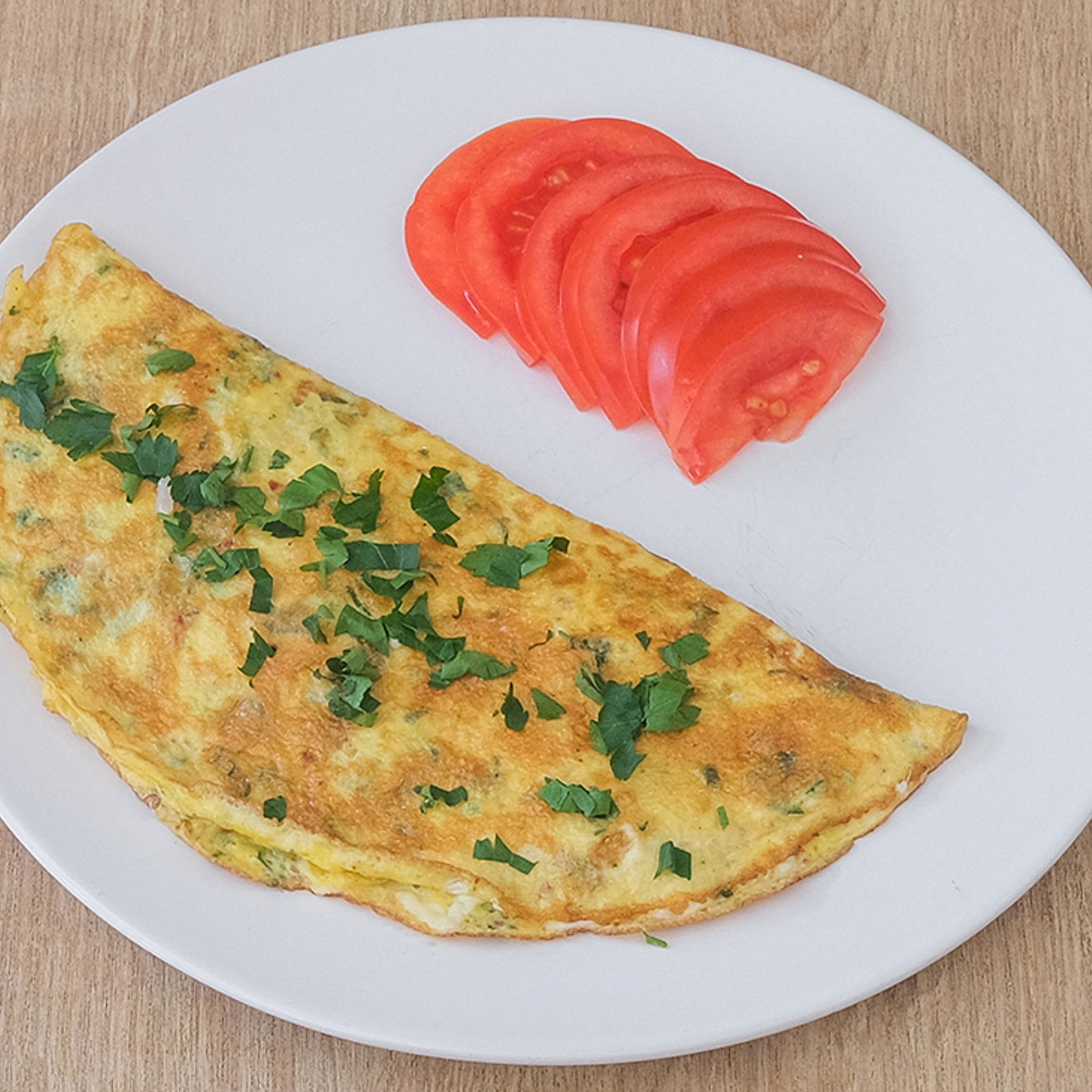 Tavuklu Omlet