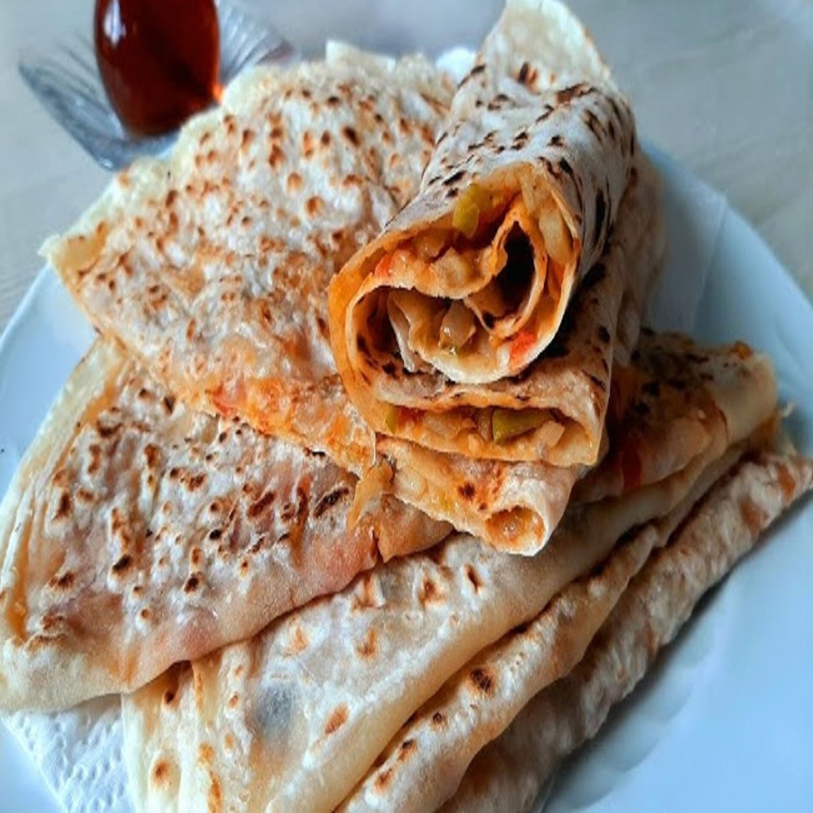 Kıymalı Kaşarlı Yumurtalı Gözleme