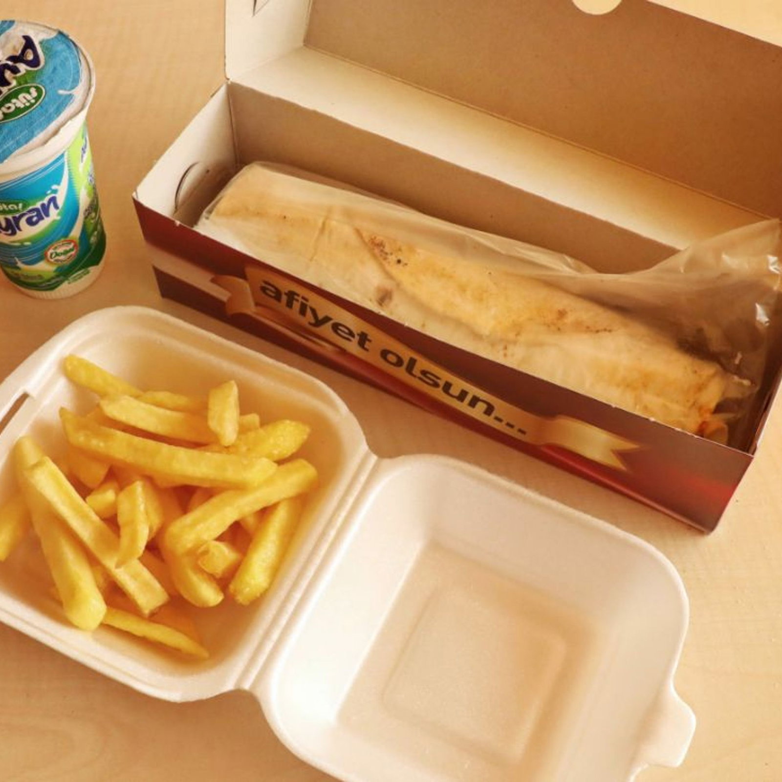 Tavuk Döner Dürüm Menü