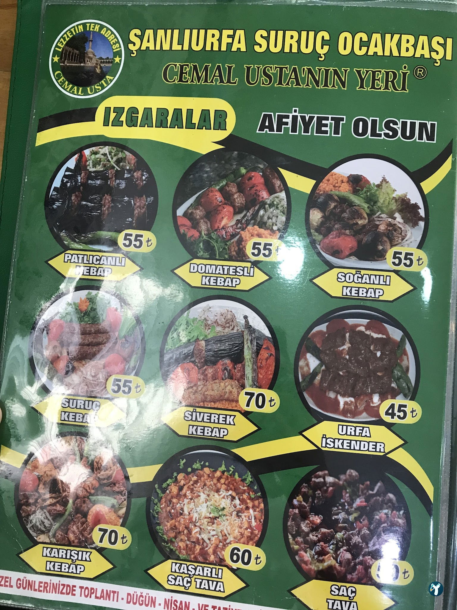 Şanlıurfa Suruç Ocakbaşı 2 (Cemal Usta'Nın Yeri)