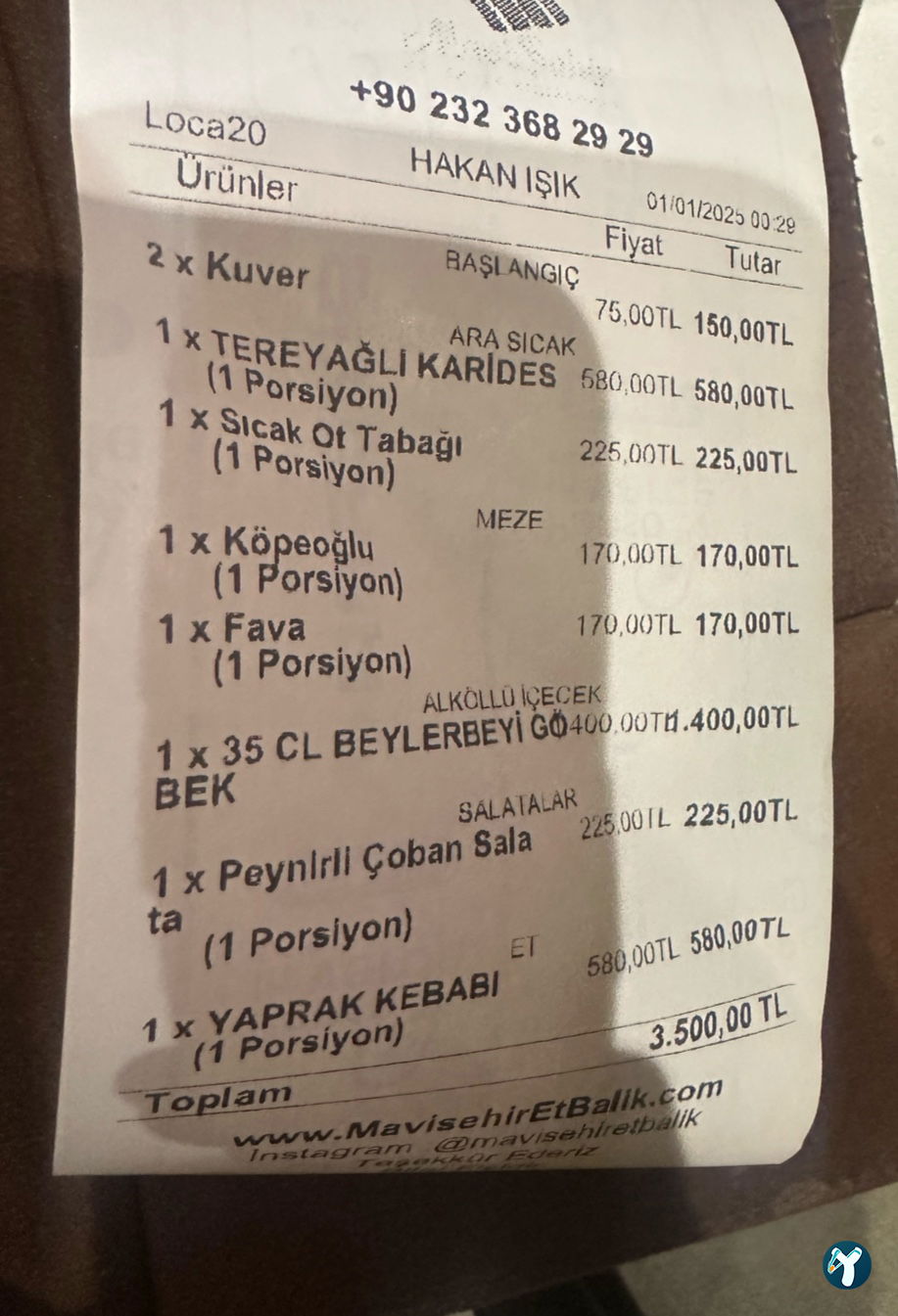 Mavişehir Et-Balık Restaurant