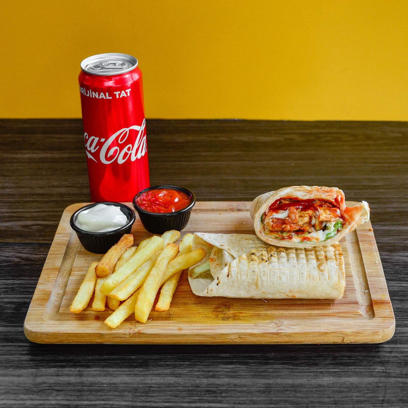 Plus Mega Tavuk Döner Dürüm Menü