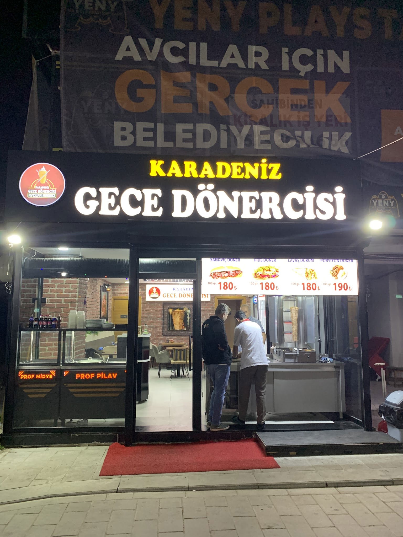Karadeniz Gece Dönercisi Avcılar