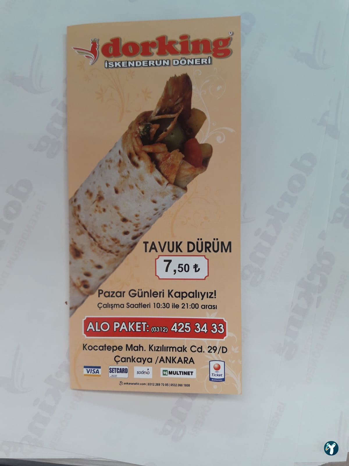 Dorking İskenderun Döner