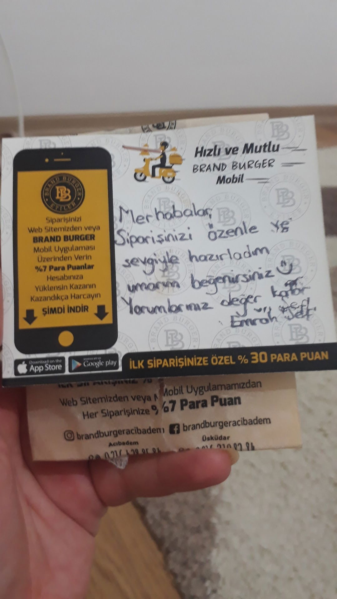 Brand Burger Üsküdar Valide-I Atik