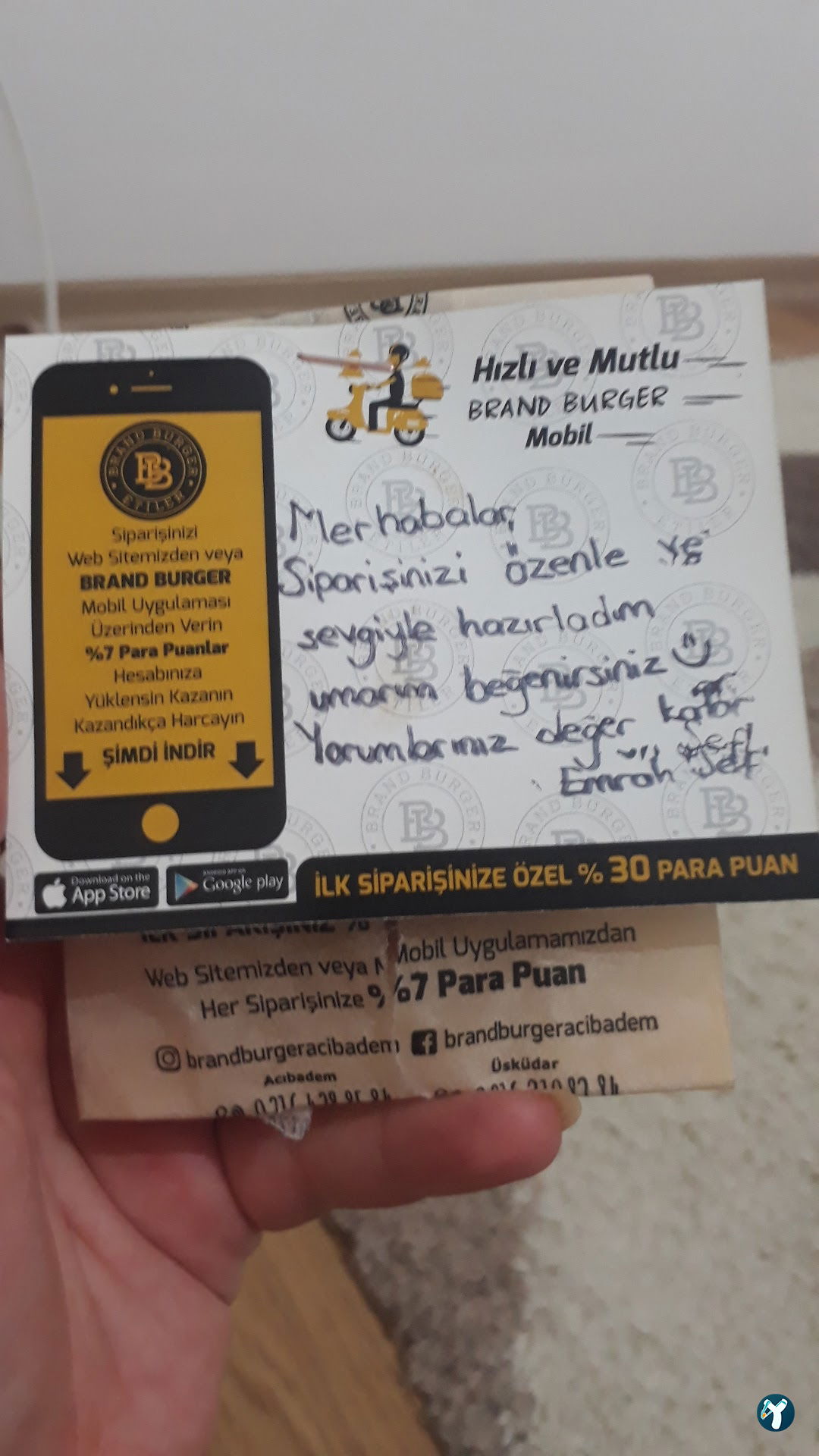 Brand Burger Üsküdar Valide-I Atik