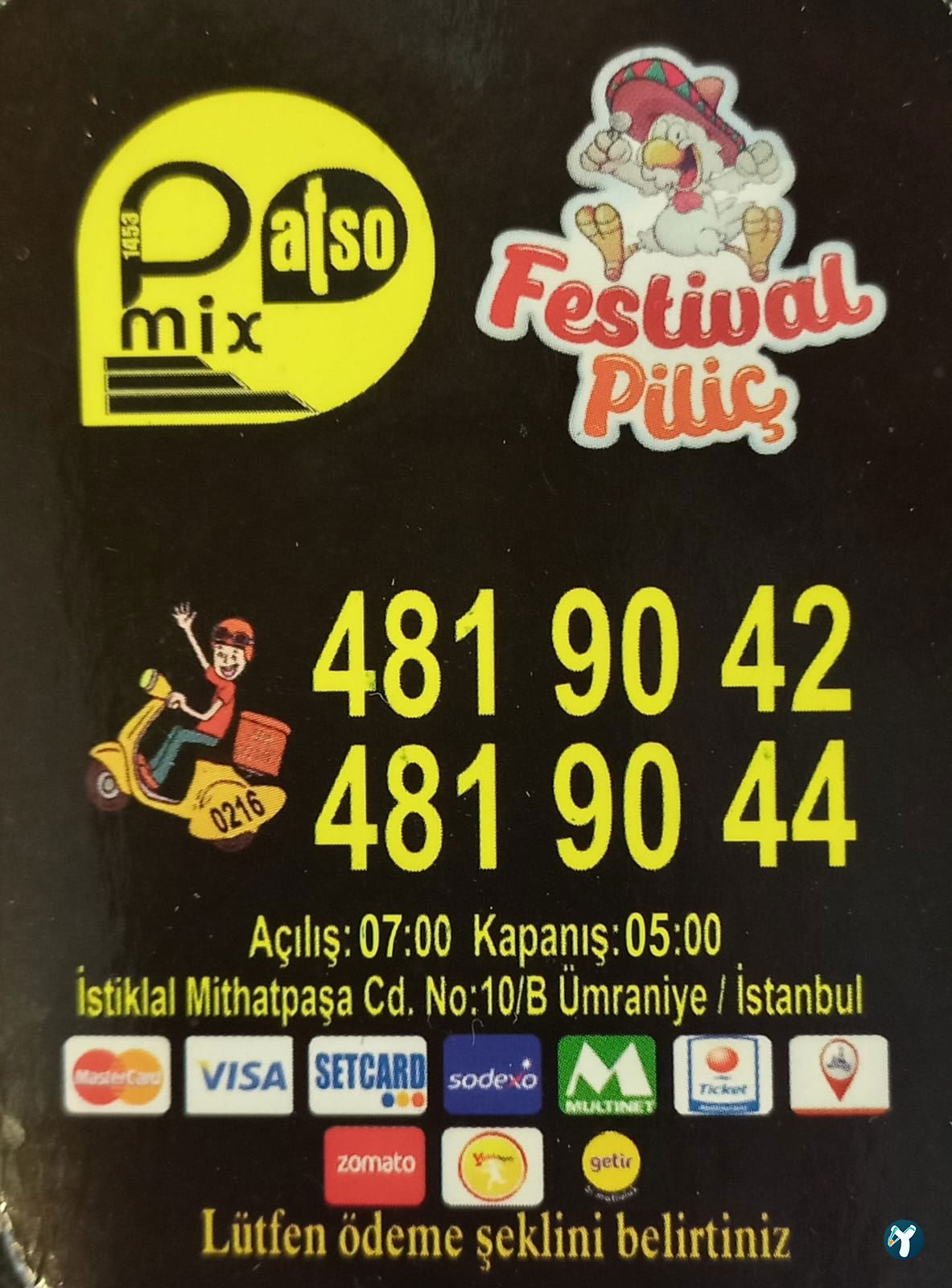 Patsomix Büfe Ümraniye