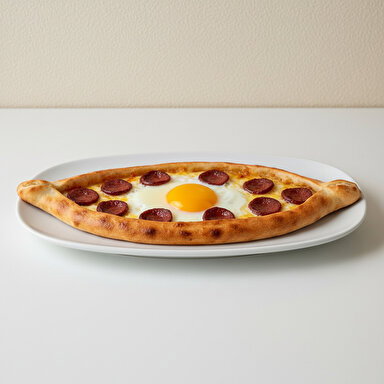 Sucuklu Yumurtalı Pide
