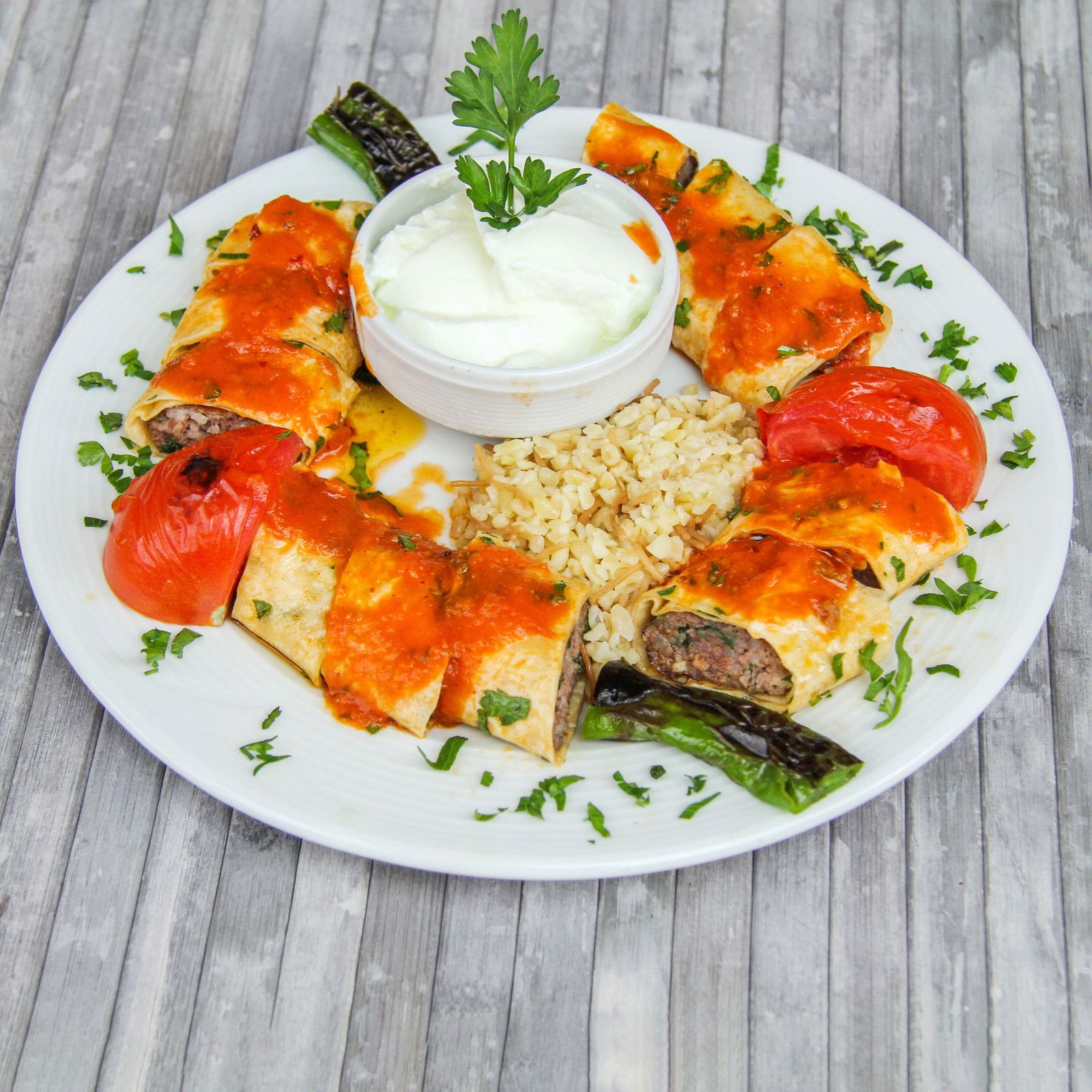 Fırında Sarma Beyti Kebap