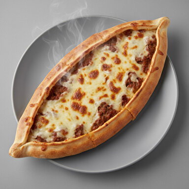 Kıymalı Kaşarlı Pide