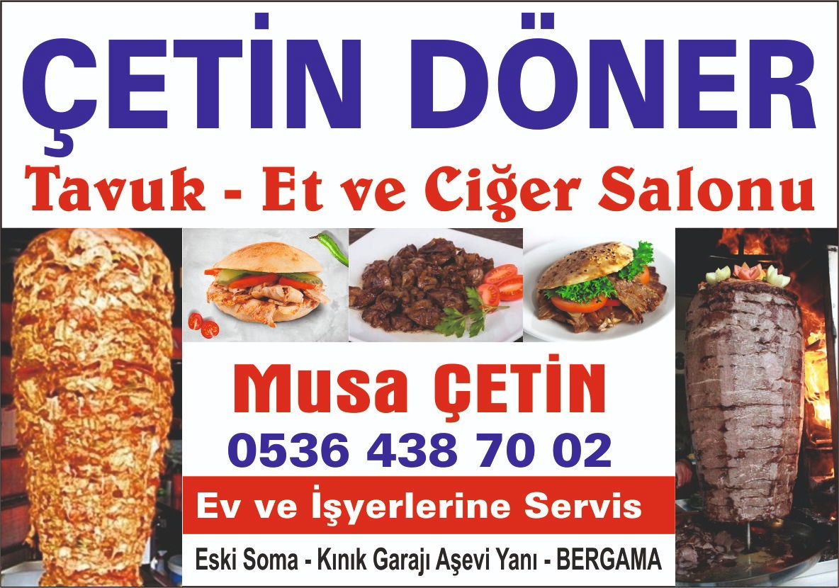 Çetin Döner Salonu Bergama