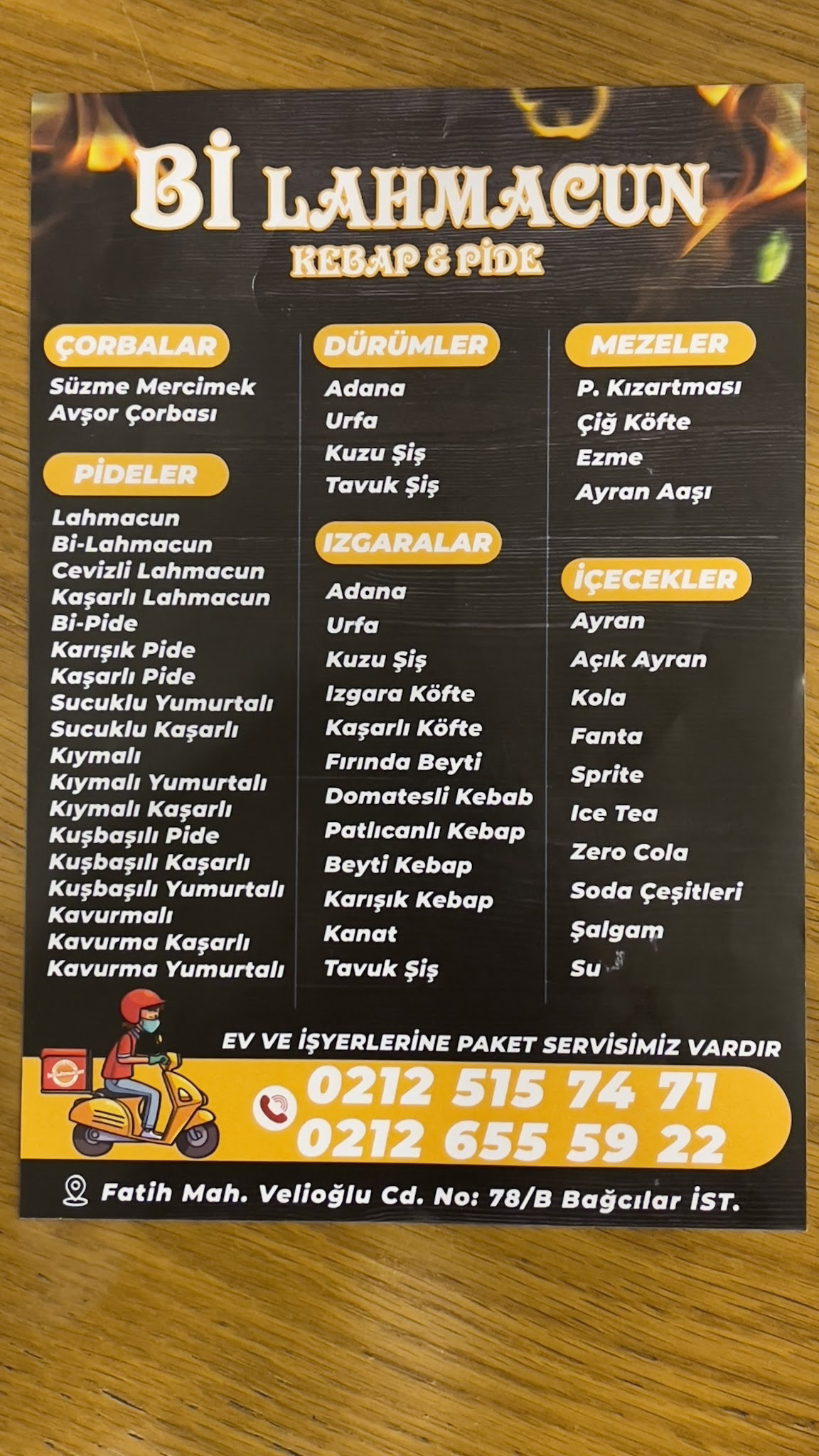 Bi Lahmacun Kebap & Pide