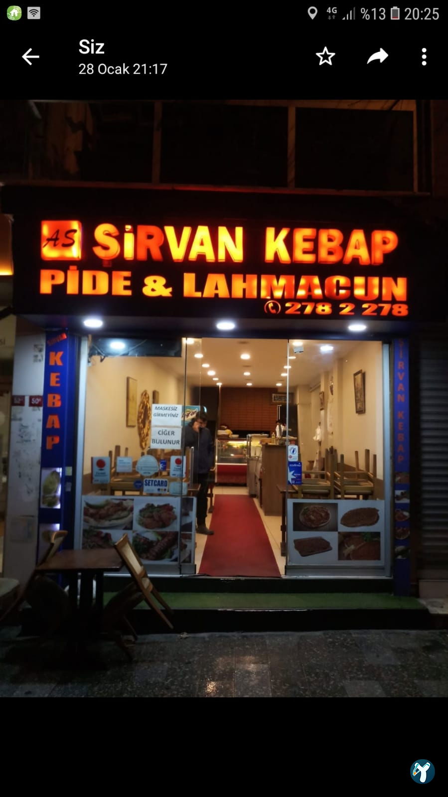 As Şirvan Kebap Çeliktepe