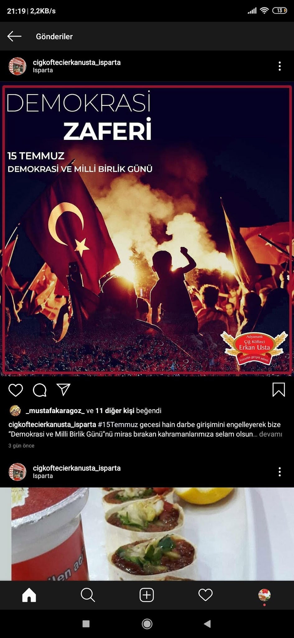 Adiyaman Cigkofte Erkan Usta