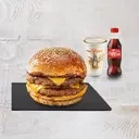 Burger Menü (Çift Köfte)