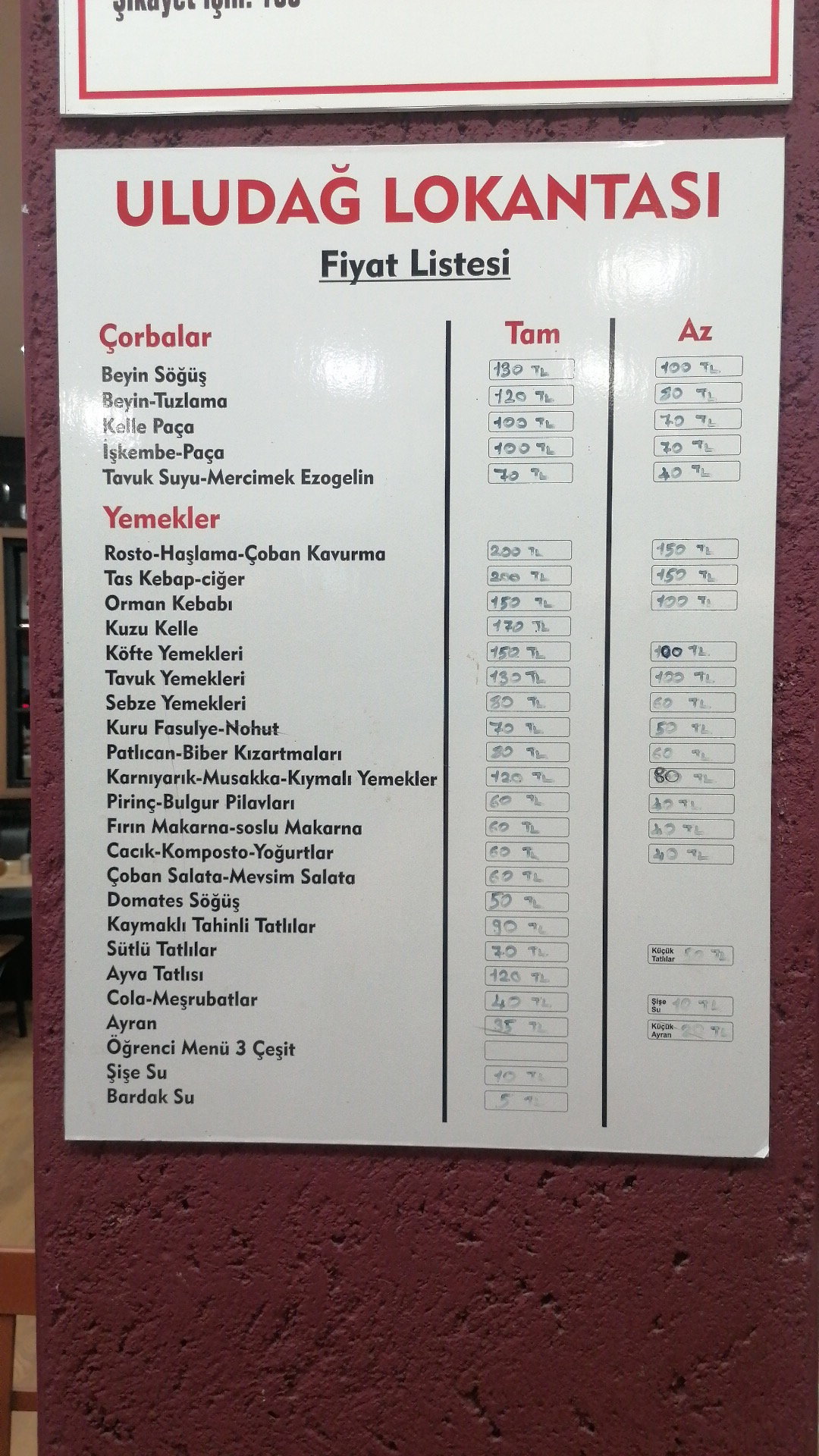 Uludağ Çorba Ve Sulu Yemek Salonu(Salim Çimen)