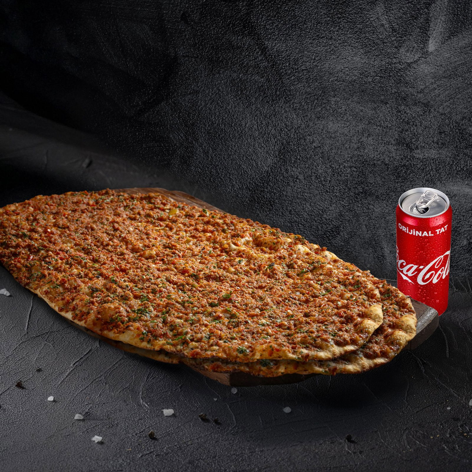 2 Antep Lahmacun & Coca-Cola (33 cl.) Menü