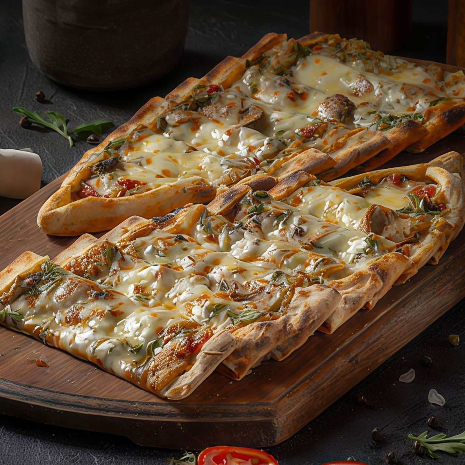 Karışık Sebzeli Pide