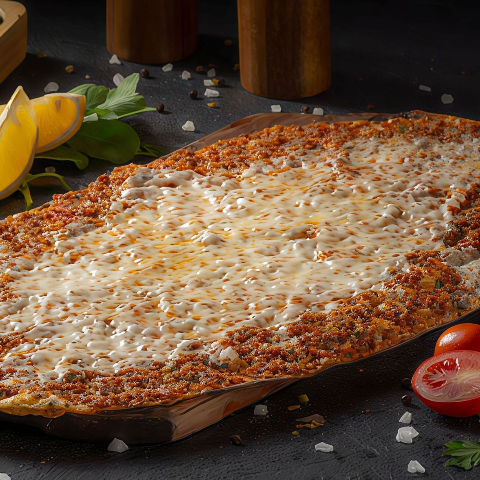 Kaşarlı Antep Lahmacun