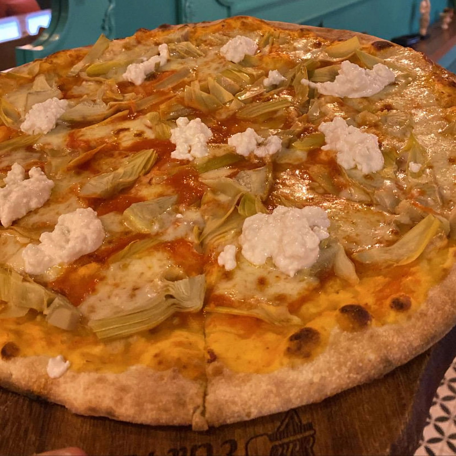 Carciofi & Ricotta Pizza (Büyük)