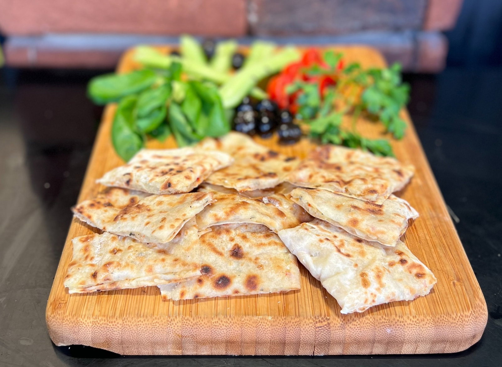 Patatesli Peynirli Gözleme Tabağı