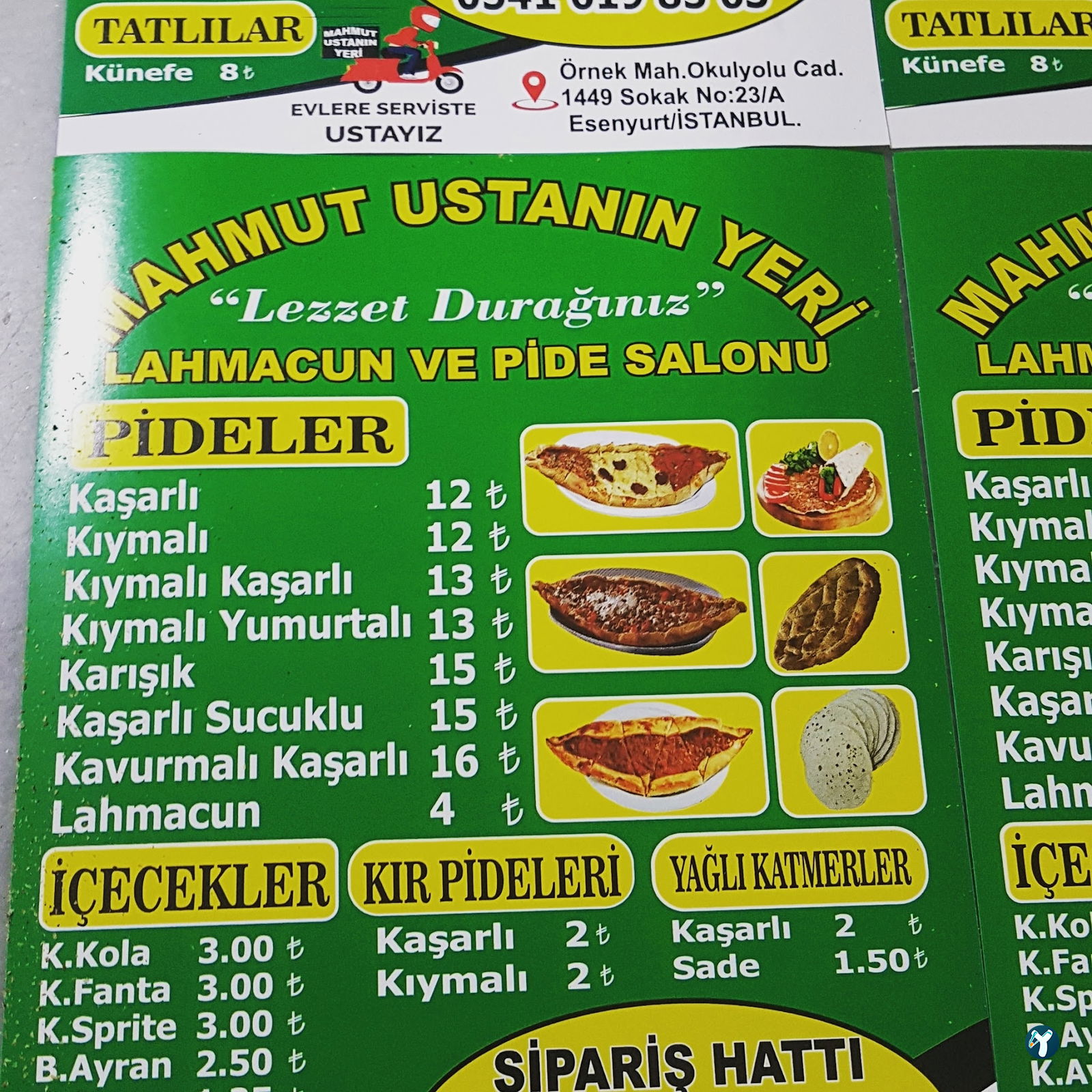 Mahmut Ustanın Yeri Pide Lavaş Lahmacun Salonu