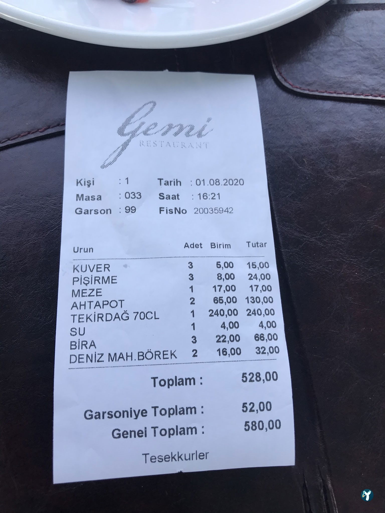 Efes Gemi Restaurant