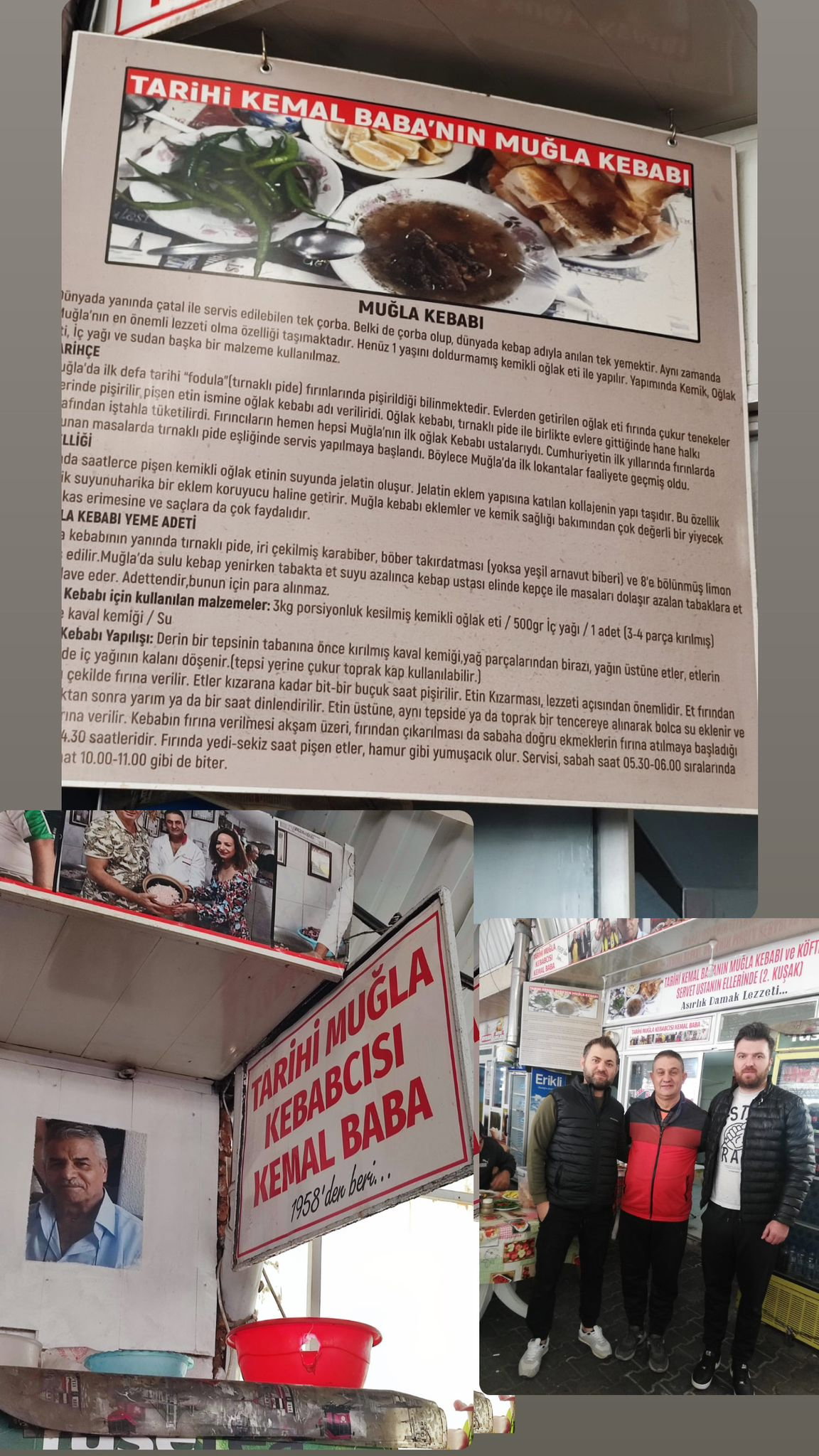 Tarihi Kemal Baba Muğla Kebapçısı-Köftecisi