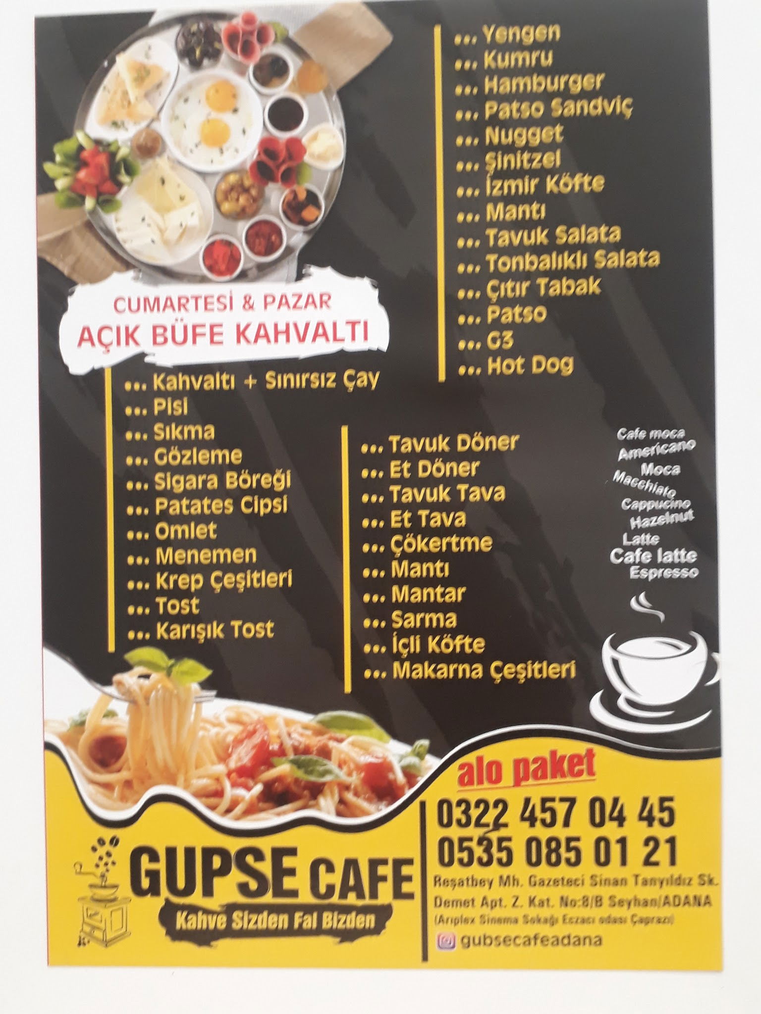 Fal Adana Gupse Cafe &Bistro