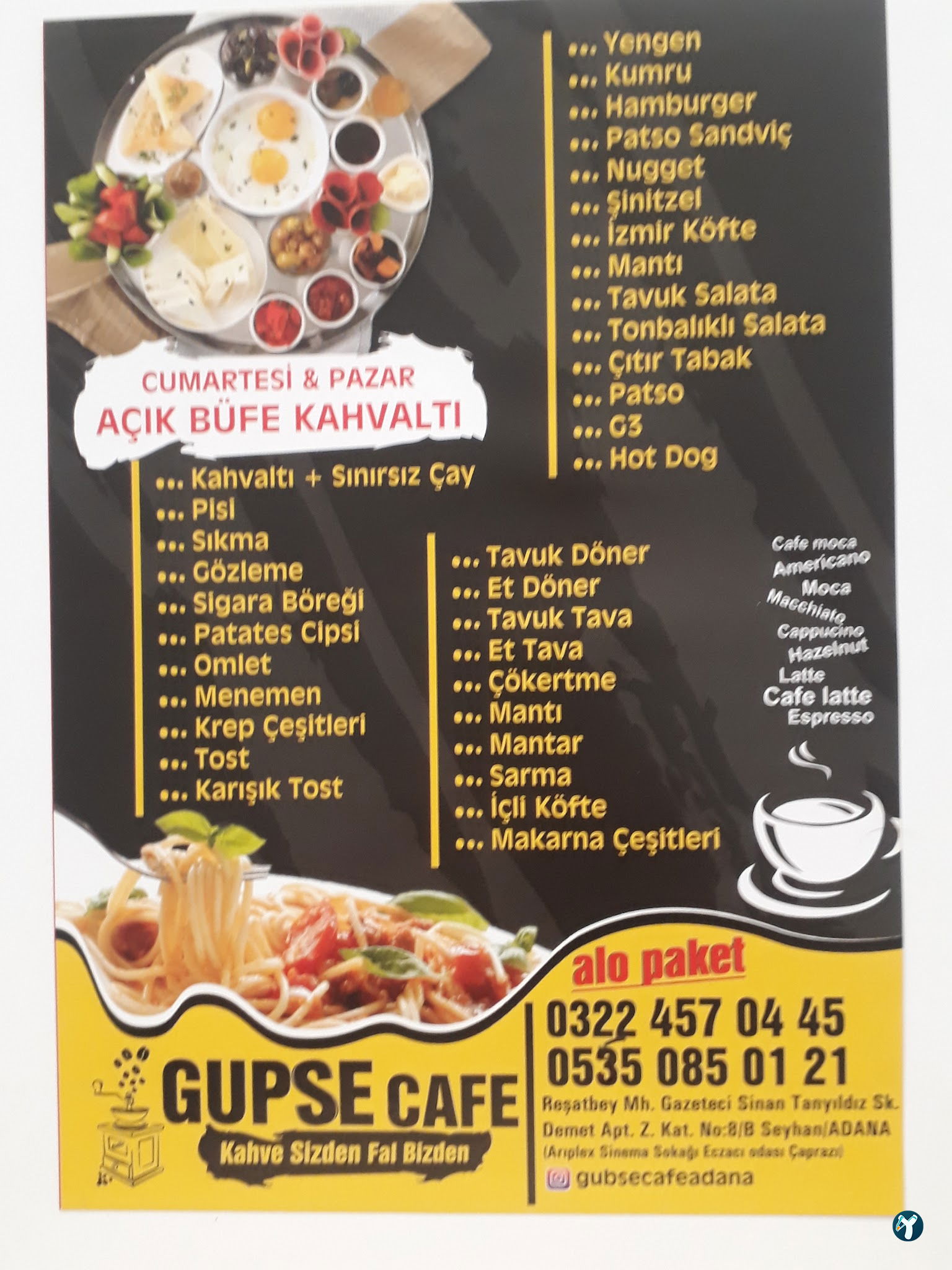 Fal Adana Gupse Cafe &Bistro