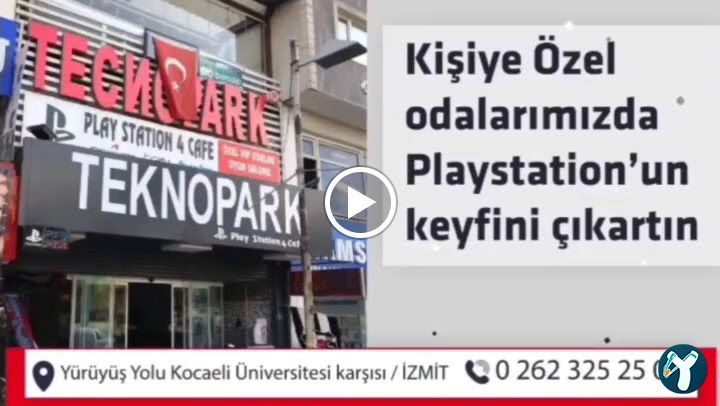 İzmit Playstation Cafe Teknopark Ps3 Ps4 Kiralanır Eve Hizmet
