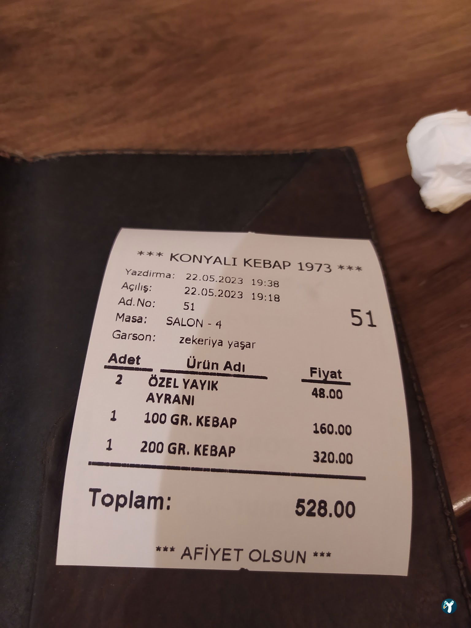 Meşhur Konyalı Kebap 1973 Kuzuların Efendisi