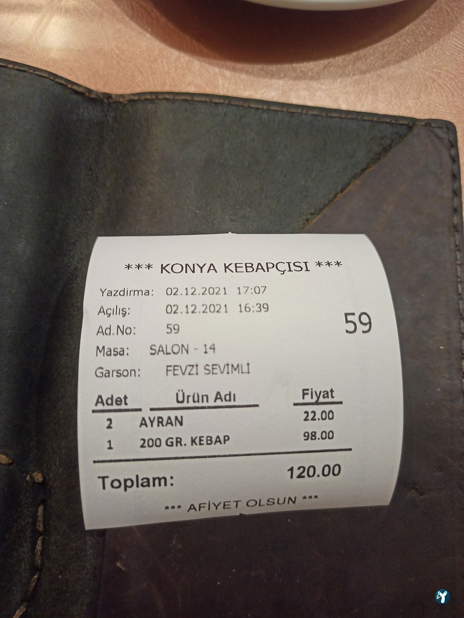 Meşhur Konyalı Kebap 1973 Kuzuların Efendisi