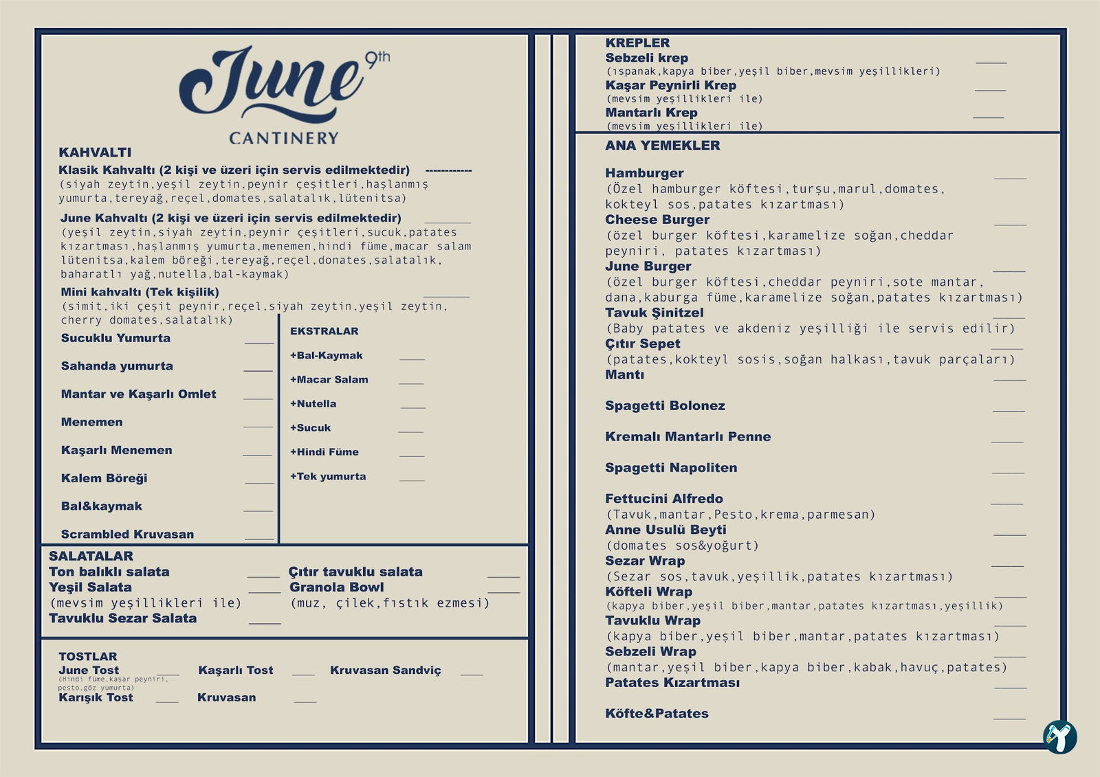 June 9Th Cantinery