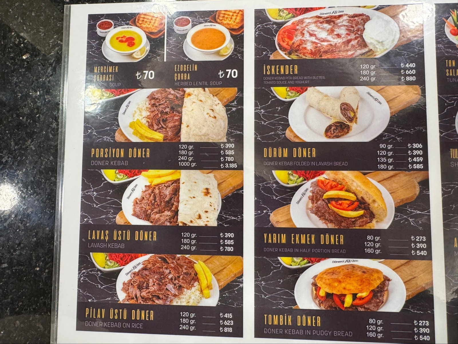 Dönerci Ali Usta Şirinevler