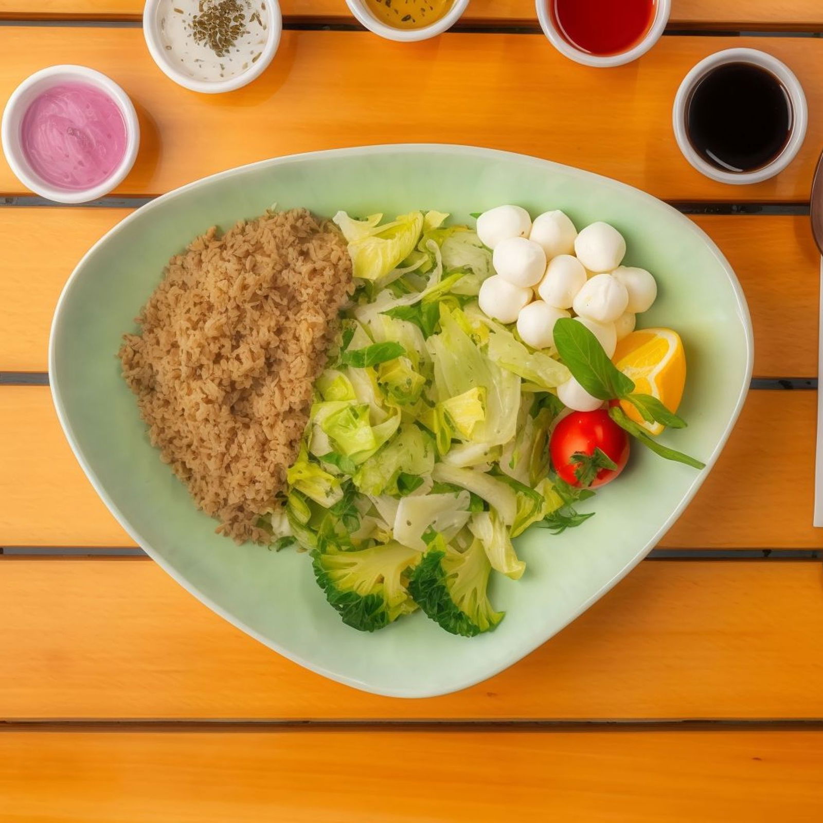 Kinoalı Peynirli Salata