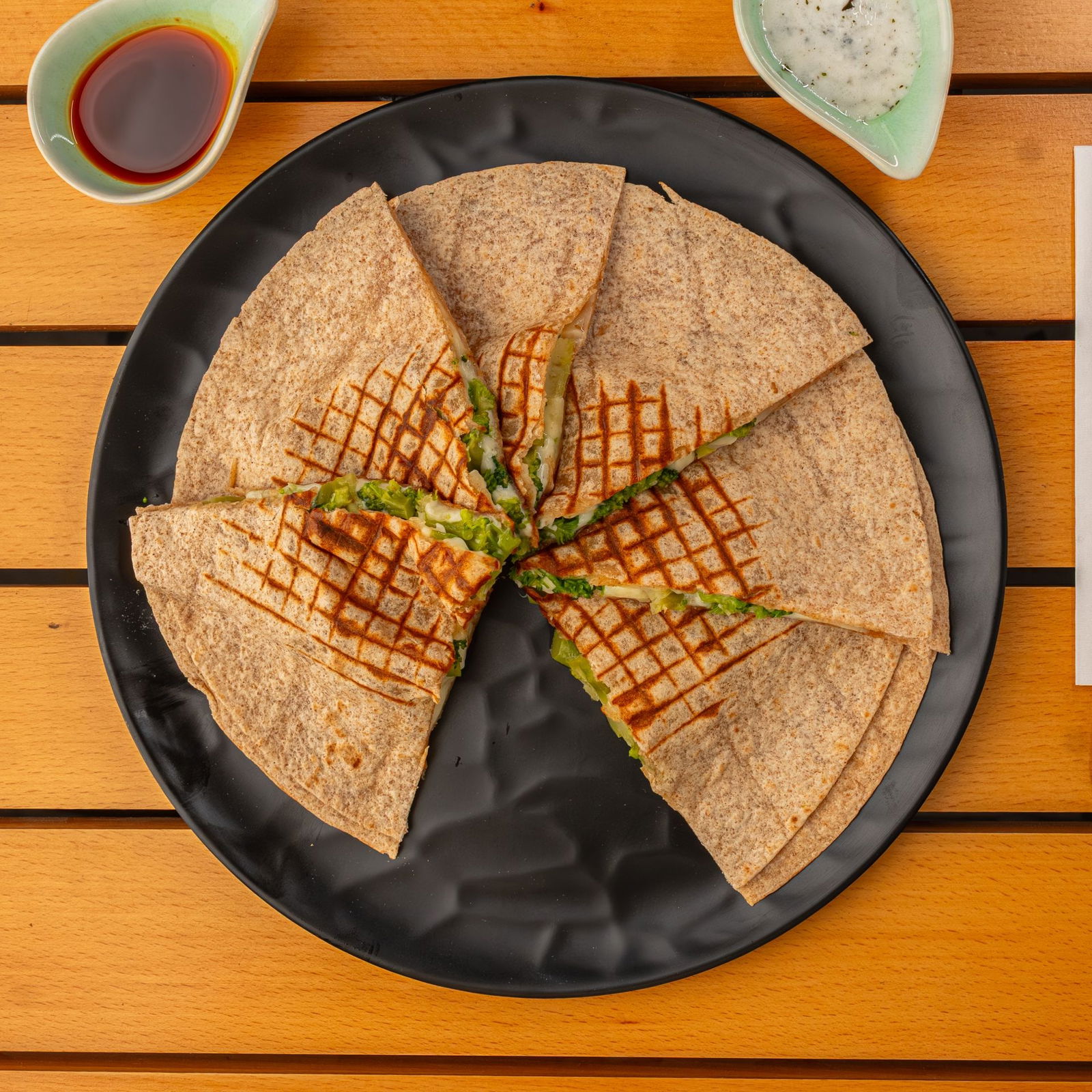 Brokoli Peynirli Quesadilla