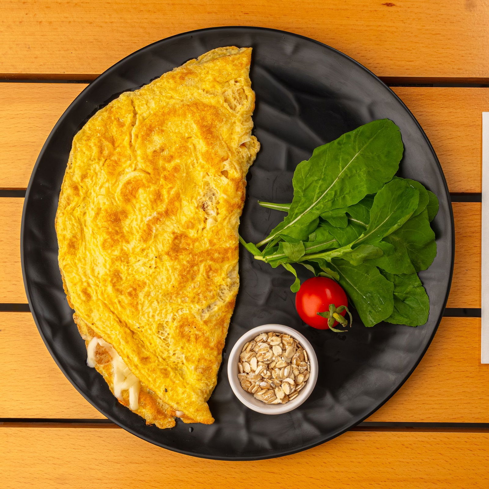 Yulaflı Peynirli Omlet 