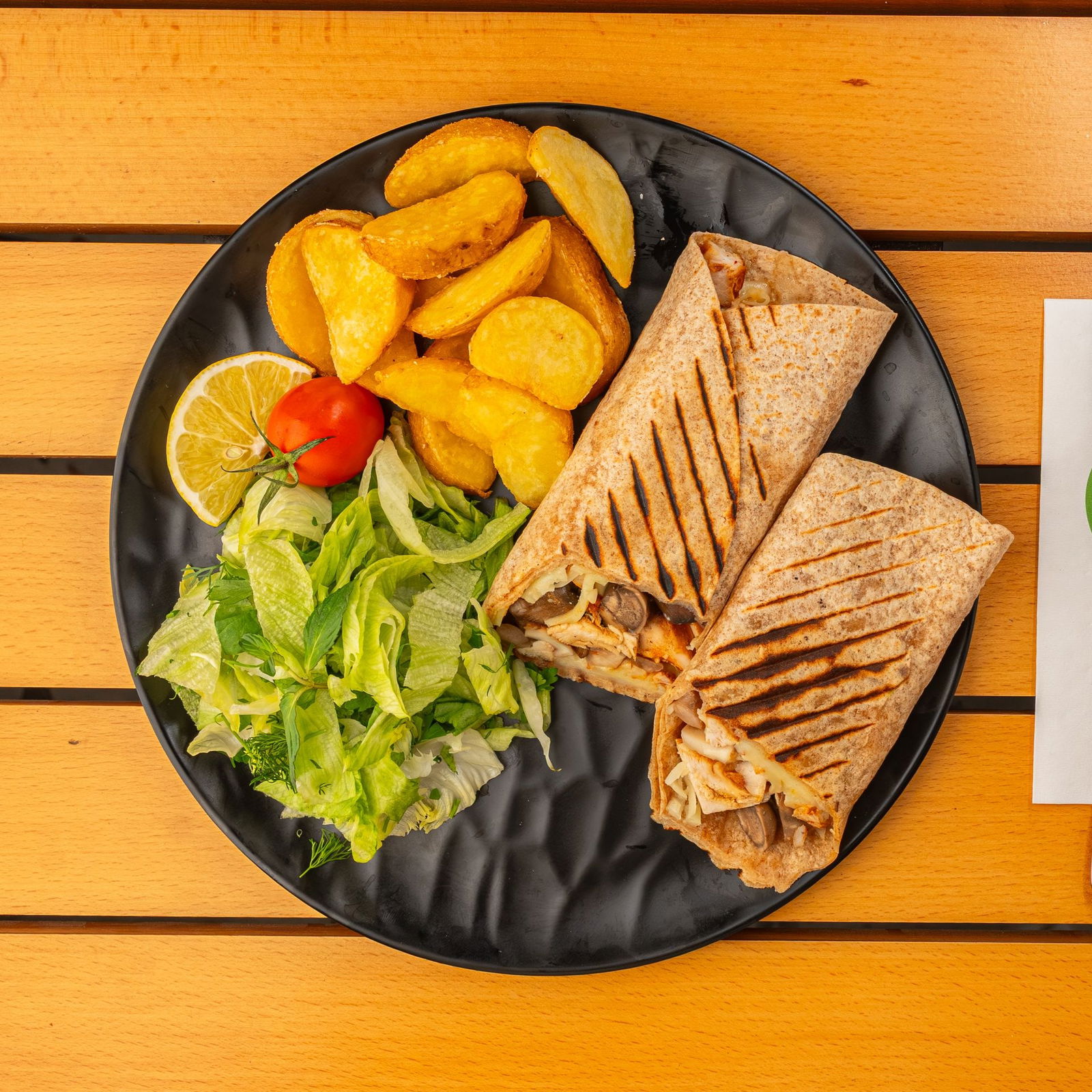 Tavuklu Mantarlı Wrap